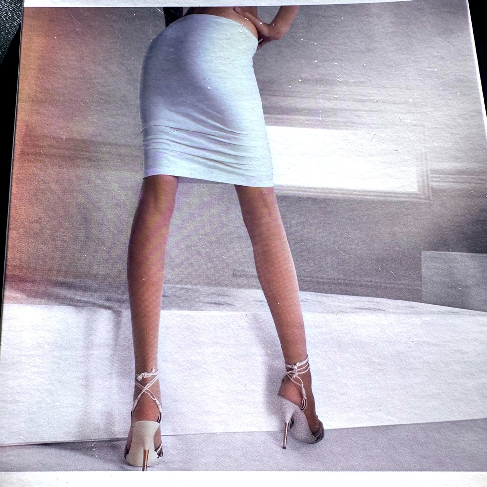 New Wolford Taisha Skirt small white